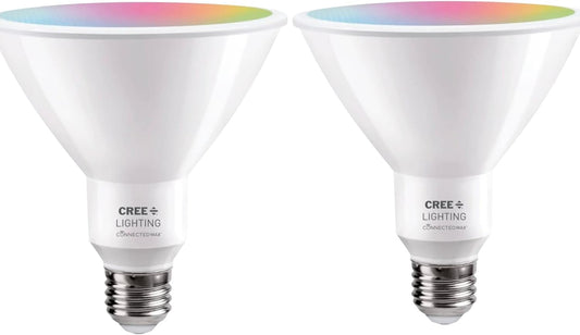 Cree Lighting Connected Max 120W Smart LED Bulb 2-Pack with Dimmable Feature