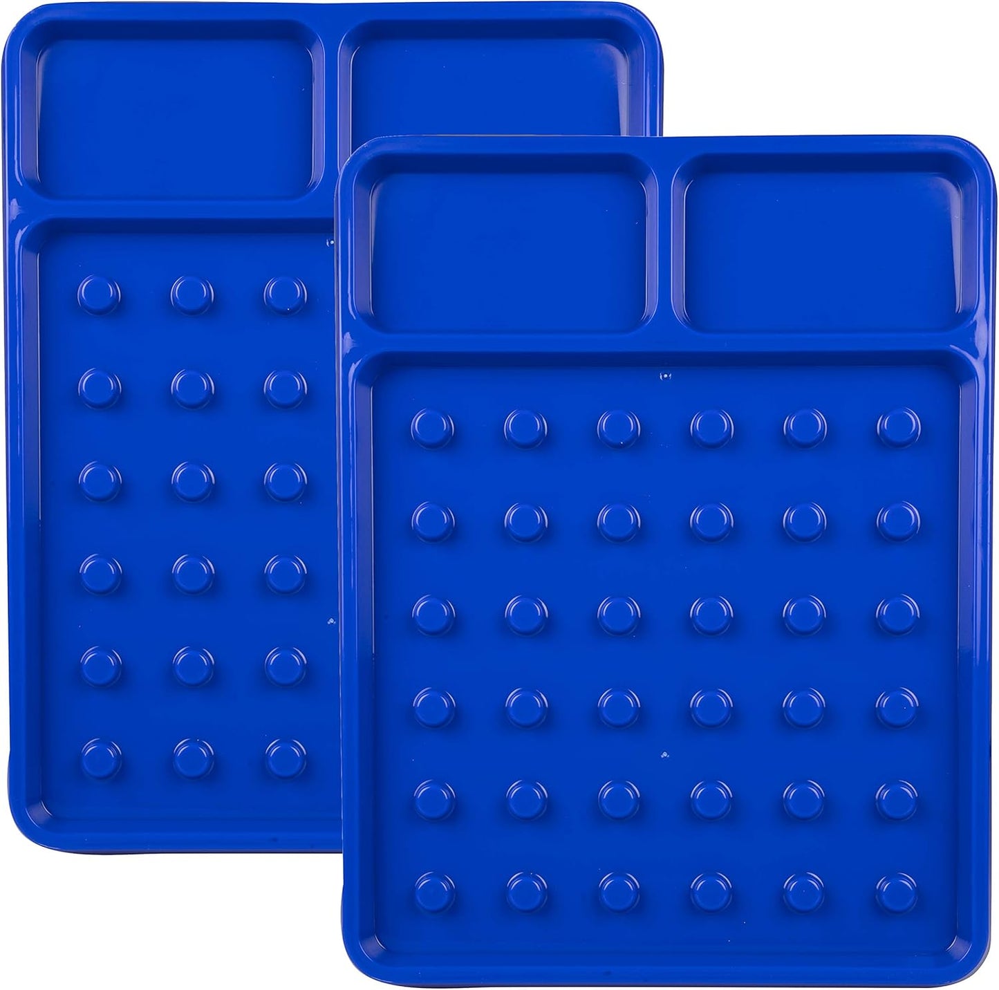 CucinaPro Brick-Shaped Waffle Building Plate Set - Stackable Construction Eating Plates for Kids and Adults - Novelty Gift, Waffle Maker Not Included