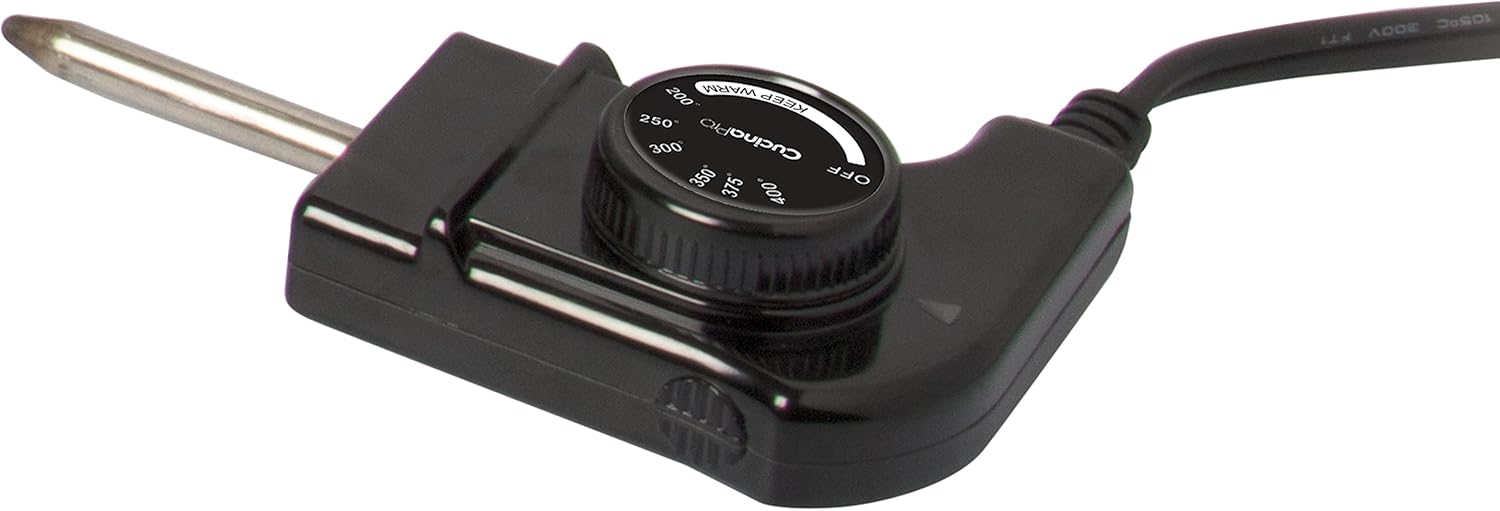 CucinaPro Electric Skillet - 12" Stainless Steel Frying Pan with Glass Lid, Adjustable Temperature, Recipe Guide - Great Gift