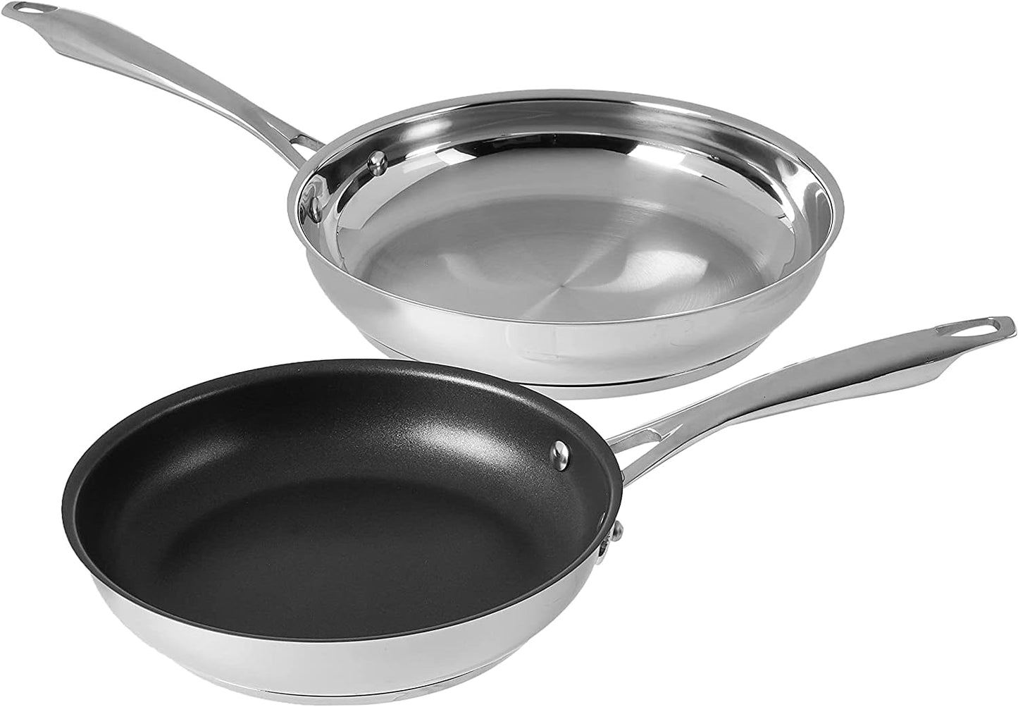 Cuisinart 11-Piece Stainless Steel Cookware Set, Professional Grade Silver Finish