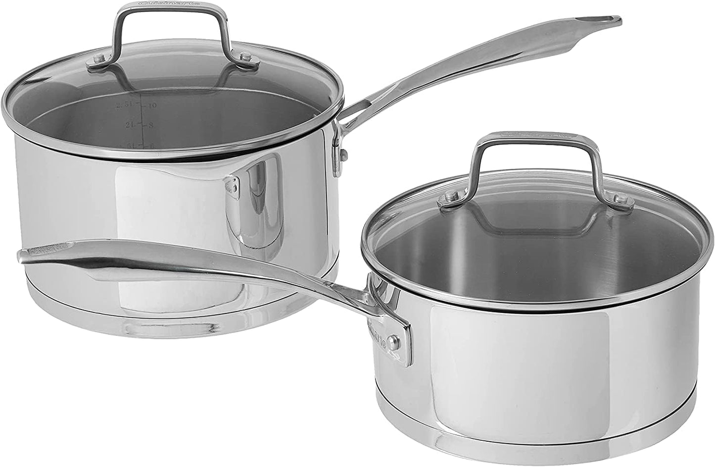 Cuisinart 11-Piece Stainless Steel Cookware Set, Professional Grade Silver Finish