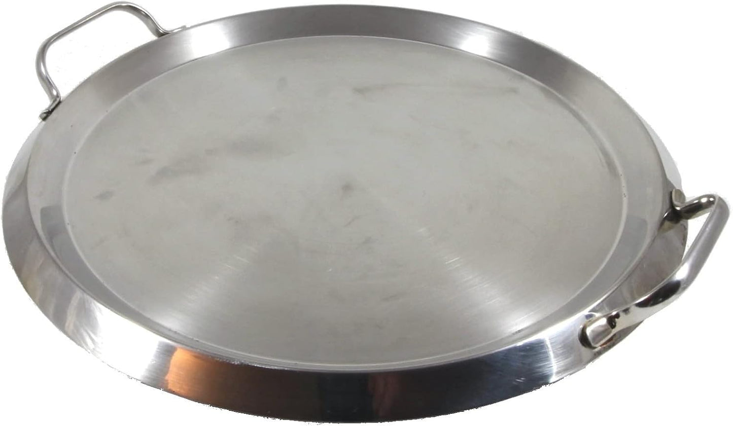 Cuisinart 12-Inch Stainless Steel Round Griddle for Everyday Use