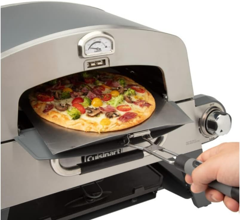 Cuisinart CGG-403 3-in-1 Pizza Oven Plus Bundle with Griddle, Grill, and Pizza Tools