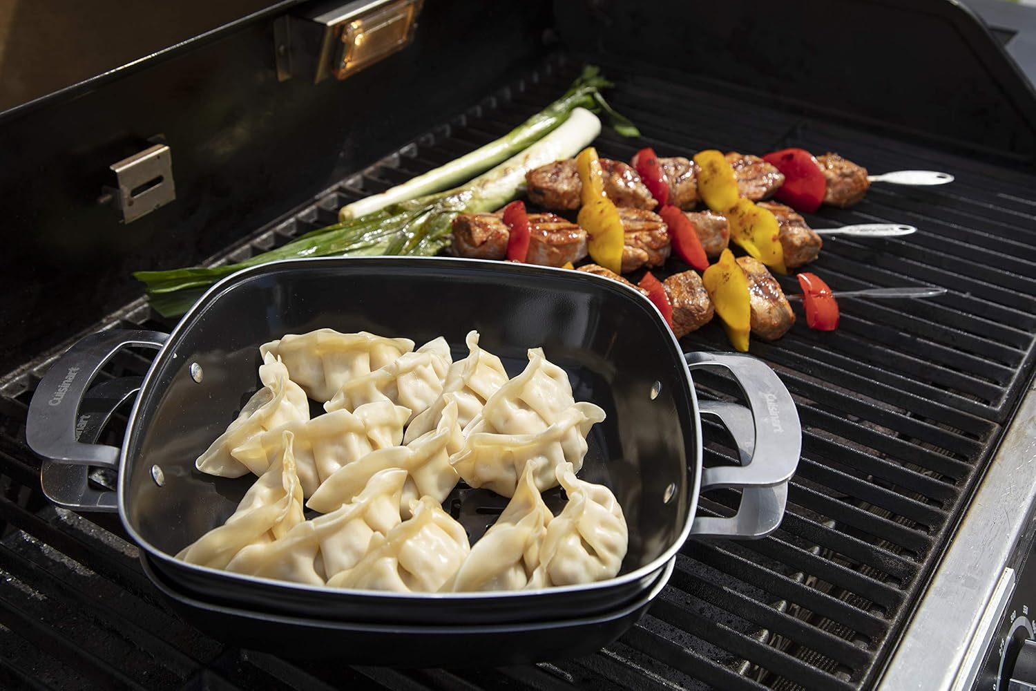 Cuisinart CGT-600 9x9 Inch Non-Stick Grill Pan Set - Cookware for Grilling