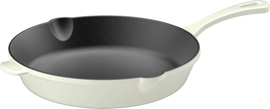 Cuisinart Chef's Classic 10-Inch Enameled Cast Iron Fry Pan - Cream Color