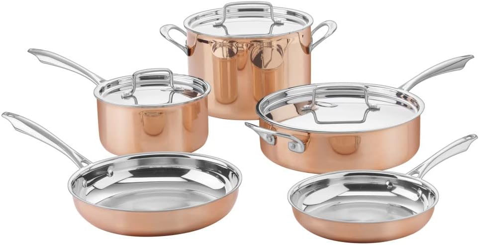 Cuisinart Copper Collection Cookware Set - CTPP-8, Medium Size
