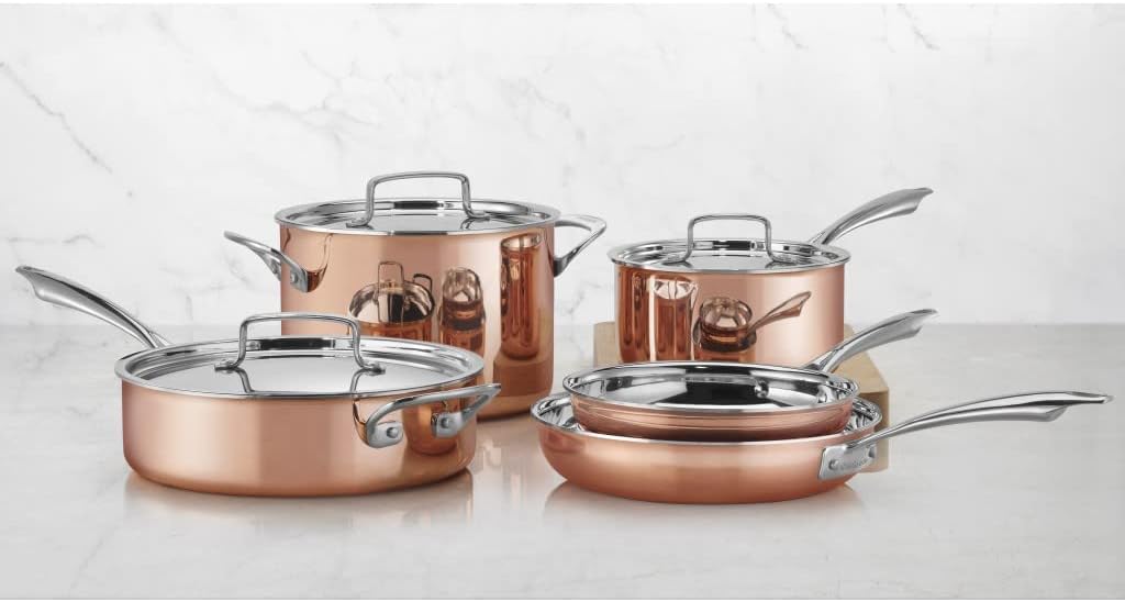 Cuisinart Copper Collection Cookware Set - CTPP-8, Medium Size