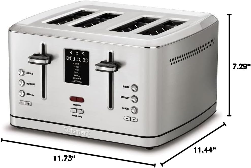 Cuisinart CPT-740 Stainless Steel 4-Slice Digital MemorySet Toaster