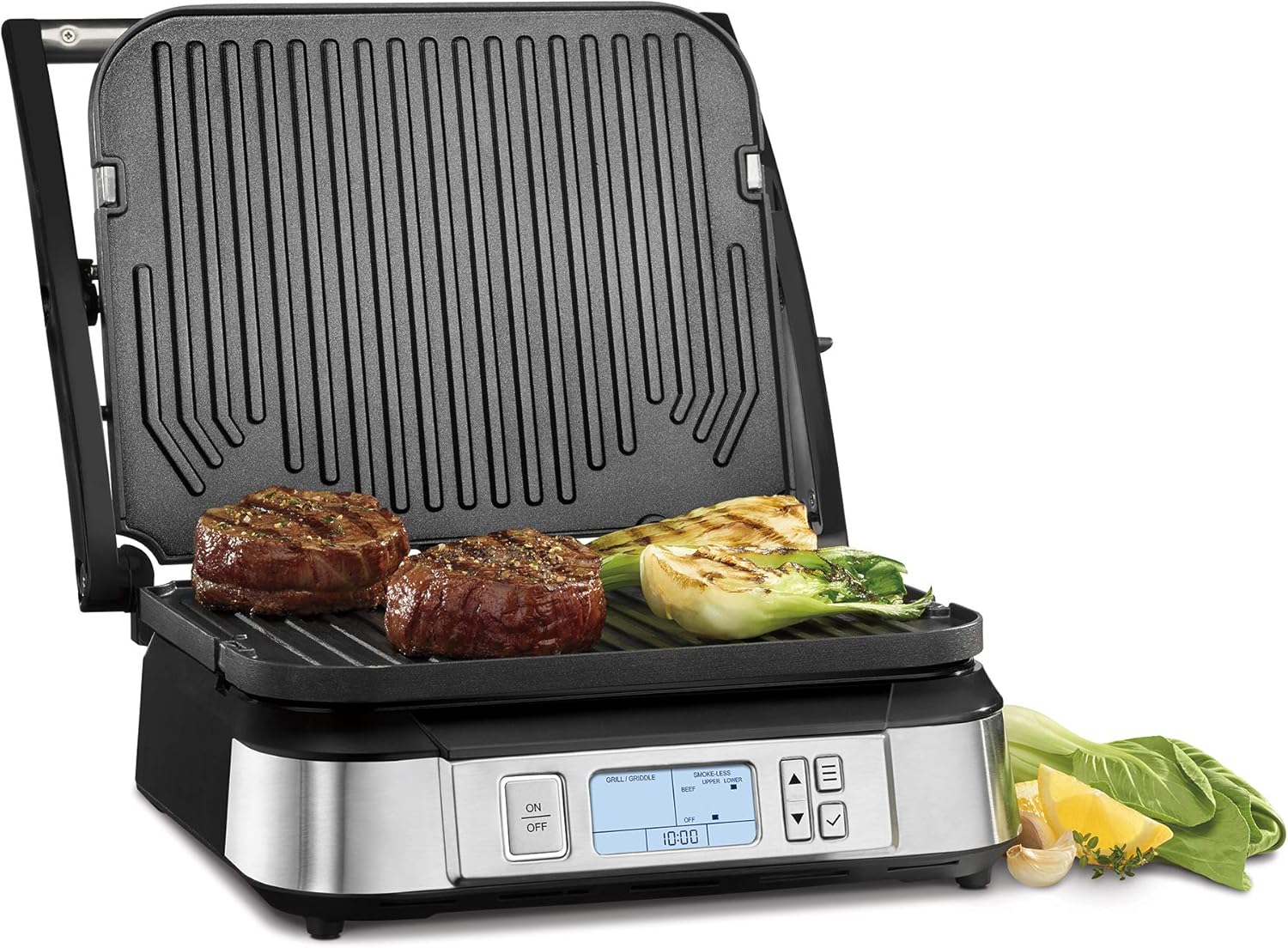 Cuisinart GR-6SC Smoke-less Contact Griddler - Grilling Made Easy