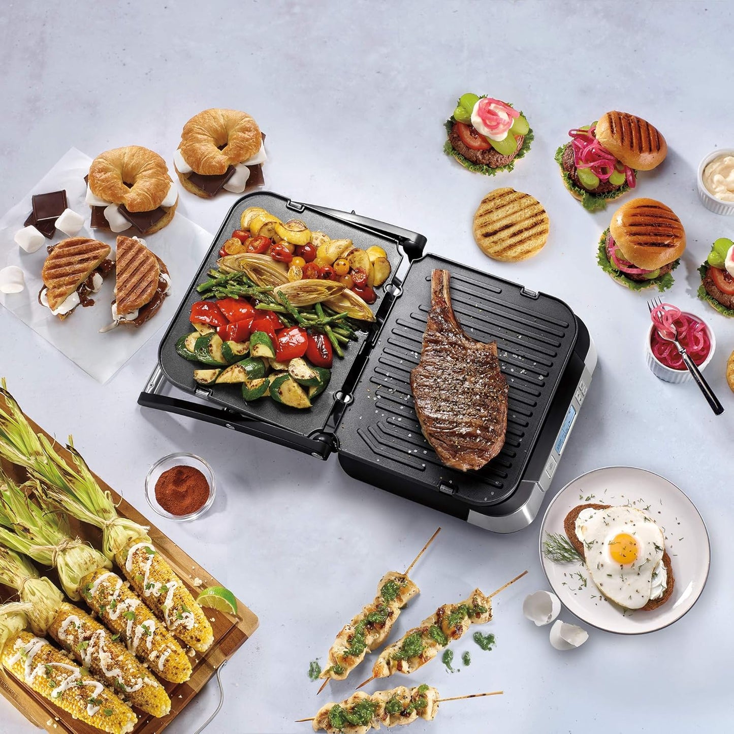 Cuisinart GR-6SC Smoke-less Contact Griddler - Grilling Made Easy