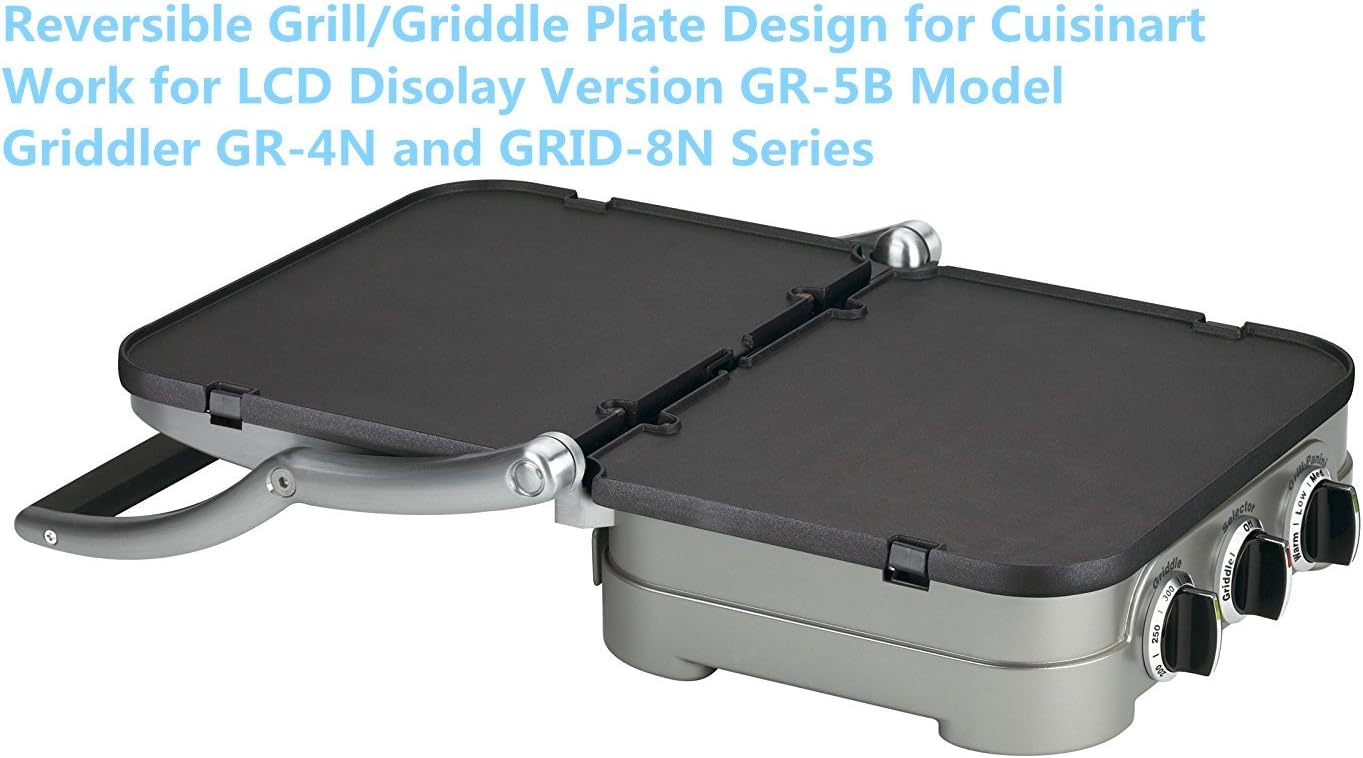 Cuisinart Griddler GR-4N 5-in-1 Reversible Grill/Griddle Plate by USKITCHEN