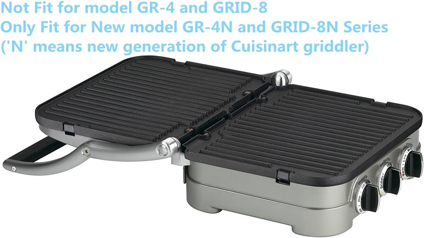 Cuisinart Griddler GR-4N 5-in-1 Reversible Grill/Griddle Plate by USKITCHEN