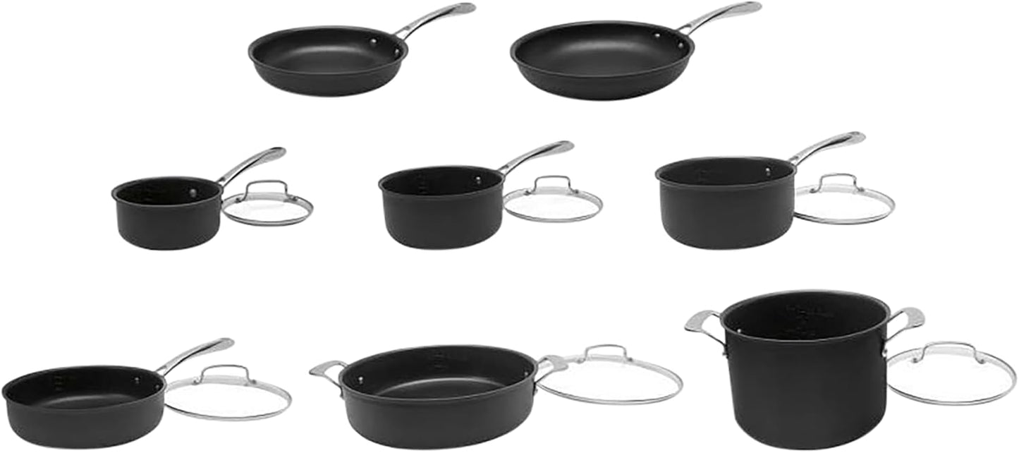 Cuisinart Hard Anodized Nonstick Cookware Set - 14-Piece Chef's Classic Collection
