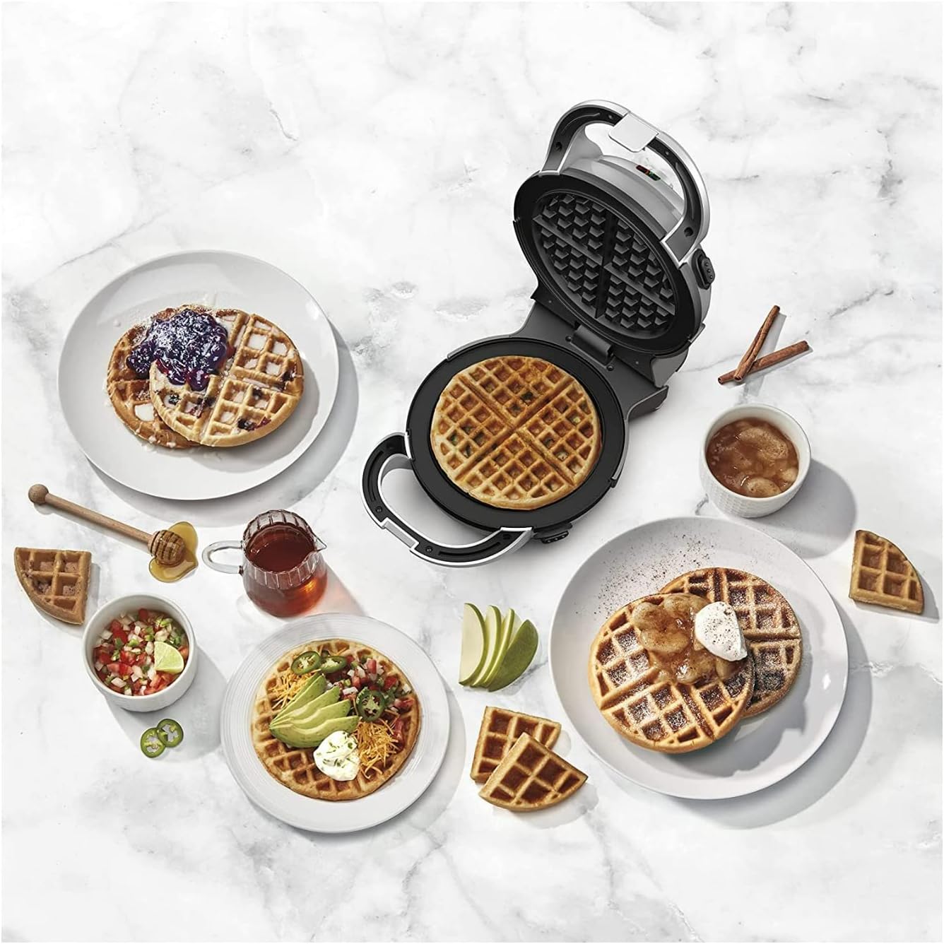 Cuisinart Removable Plates 2-in-1 Waffle Maker - Easy to Clean & Versatile