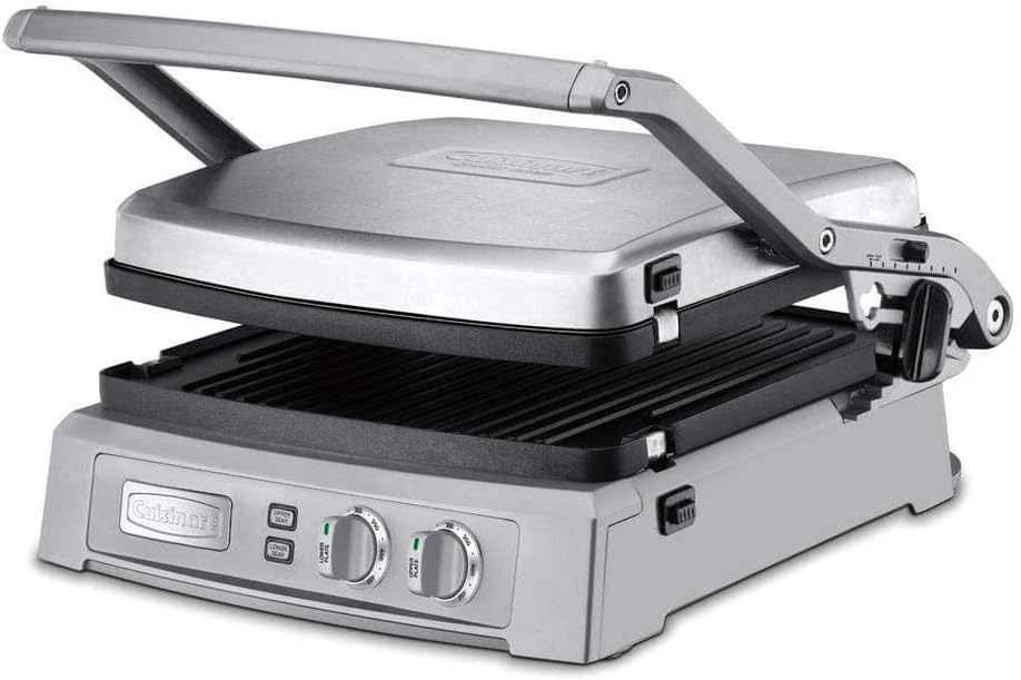 Cuisinart Reversible Grill Pan and Griddle - Nonstick Deluxe Cooking Surface for Versatile Meals