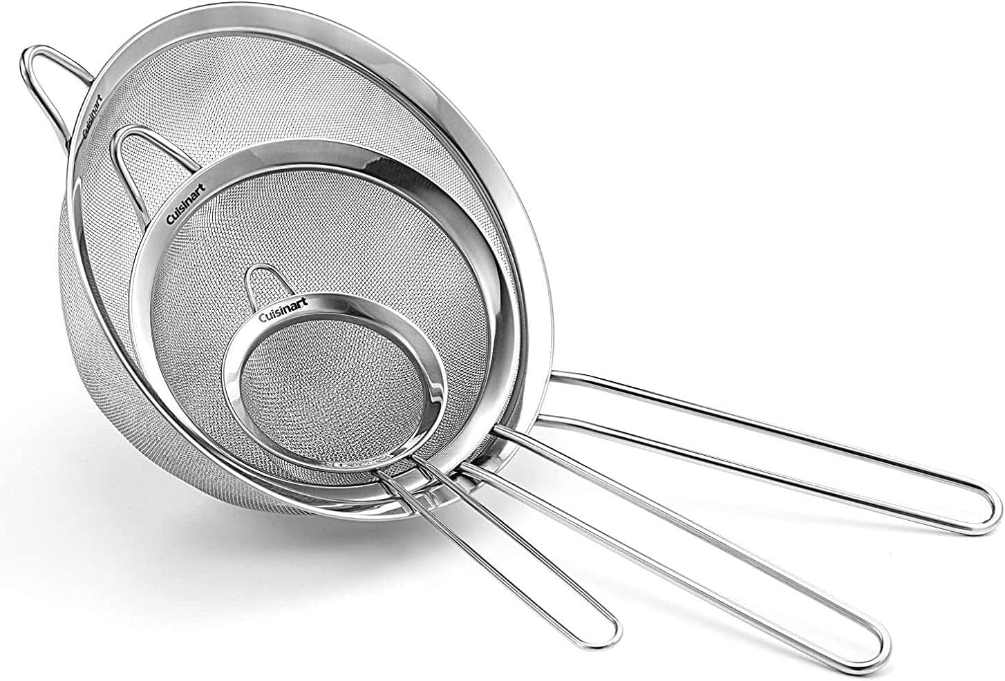 Cuisinart Silver Mesh Strainer Set, 3-Piece, CTG-00-3MS