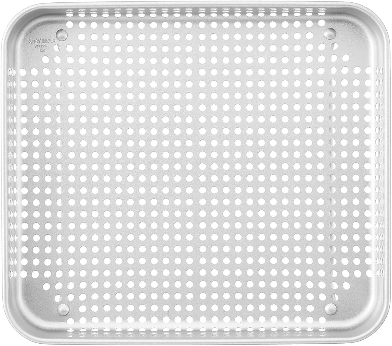 Cuisinart Silver Non-Stick Airfryer Basket compatible with TOA-60, TOA-65, and ANS-TOA2528