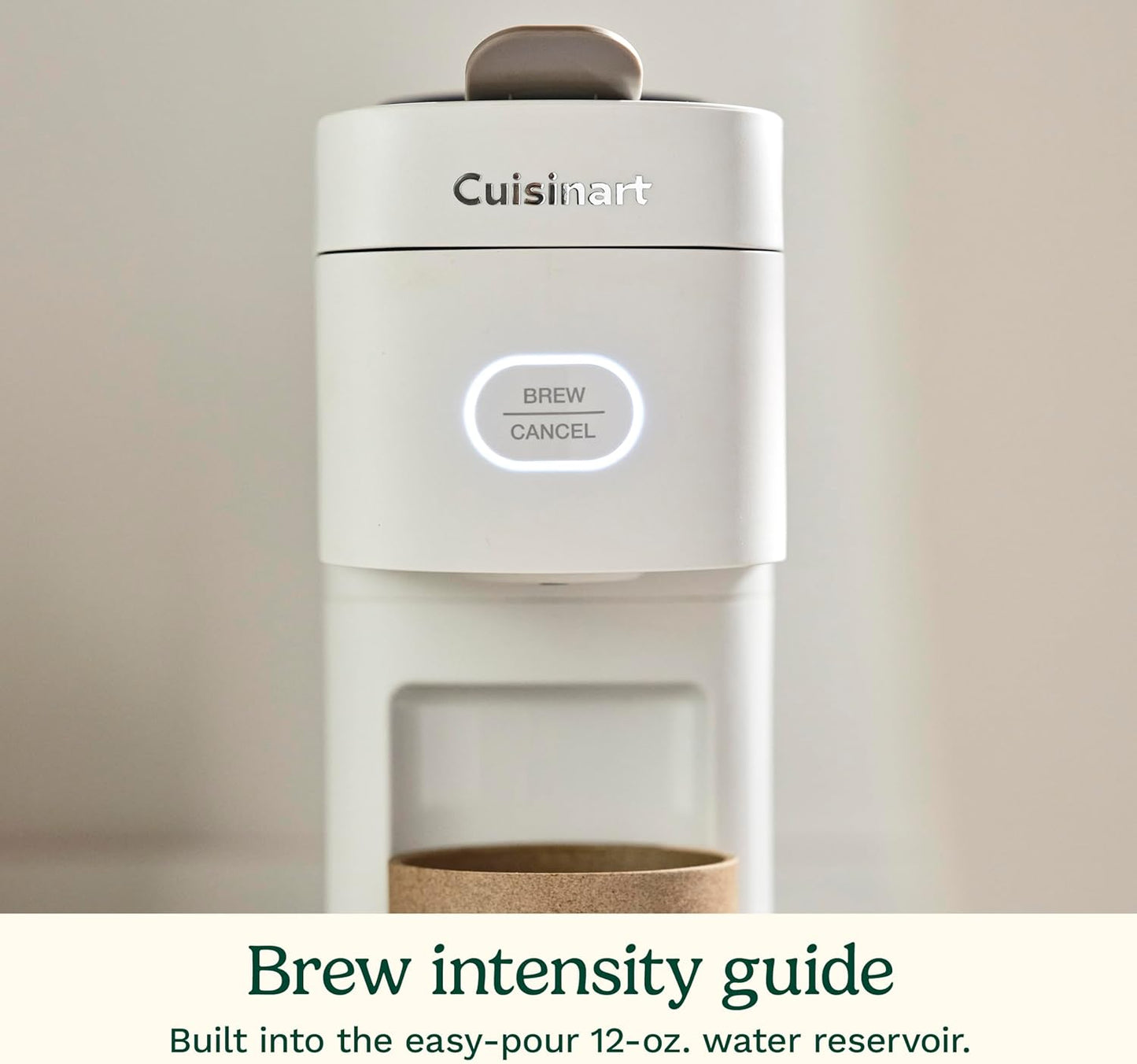 Cuisinart Soho Single-Serve Coffeemaker in Truffle Color SS-7TR