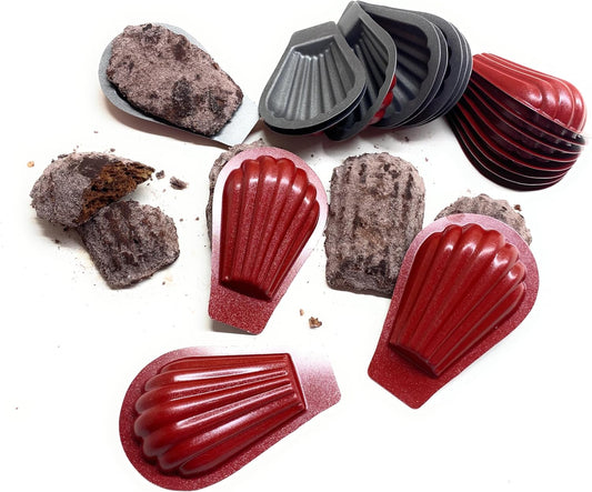 CULIMI Mini Tart Baking Pan Set - 20 Non-Stick Pastry Shells Mold for Tartaletas Pequenas