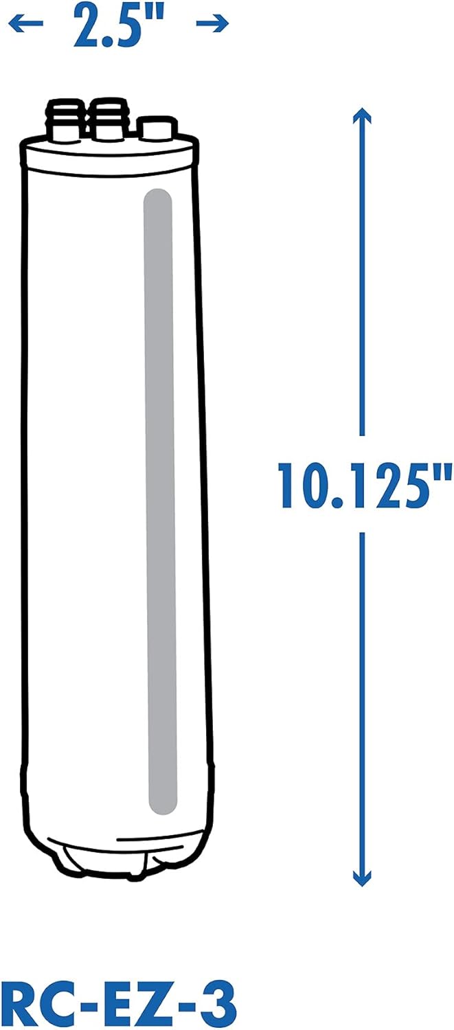 Culligan RC Change Advanced Water Filtration Replacement Cartridge - 500 Gallons - EZ-3 (Better) - Colorful