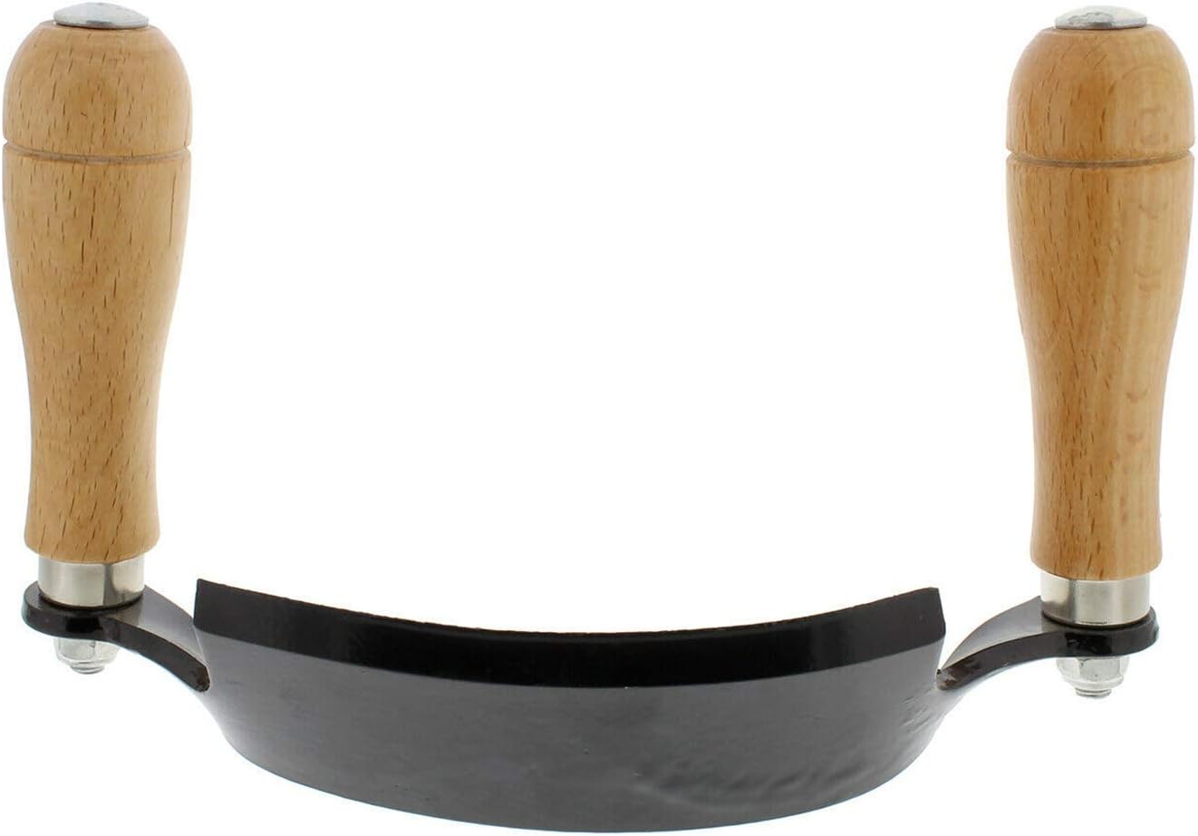 Curved Draw Shave Knife - 8in Woodworking Debarking Tool for Precision Cutting and Shaping Wood