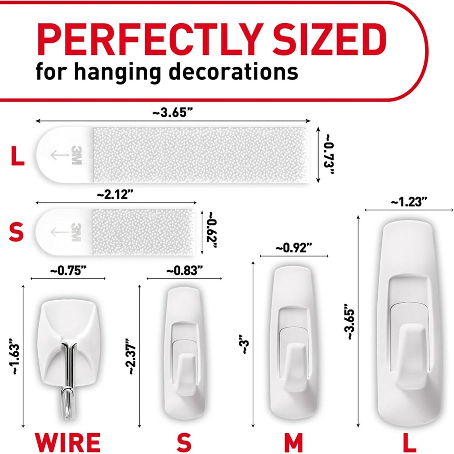 Damage-Free Picture Hanging Kit with Assorted Hooks and Hanging Strips - Hang Up to 19 Items, Organize Easily - WildKart