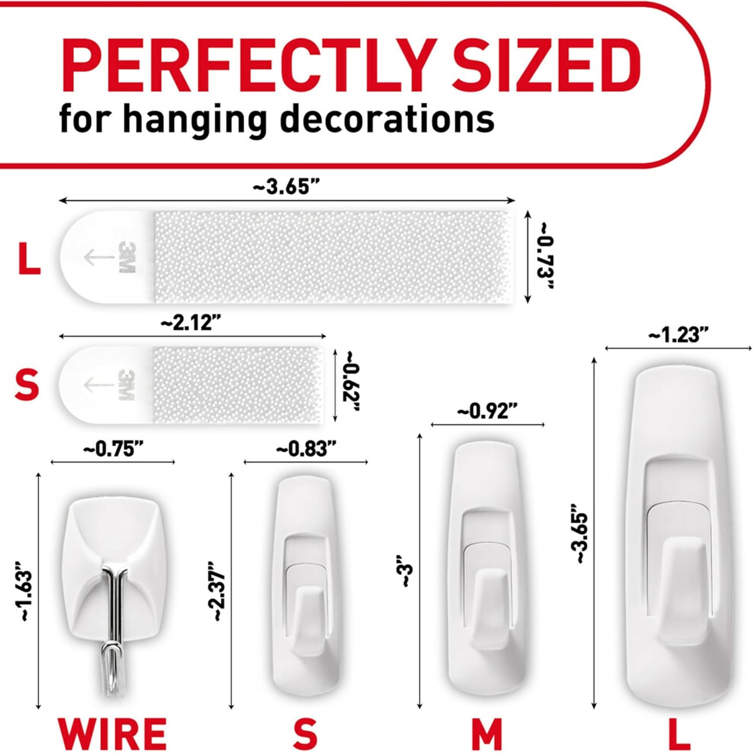 Damage-Free Picture Hanging Kit with Assorted Hooks and Hanging Strips - Hang Up to 19 Items, Organize Easily - WildKart