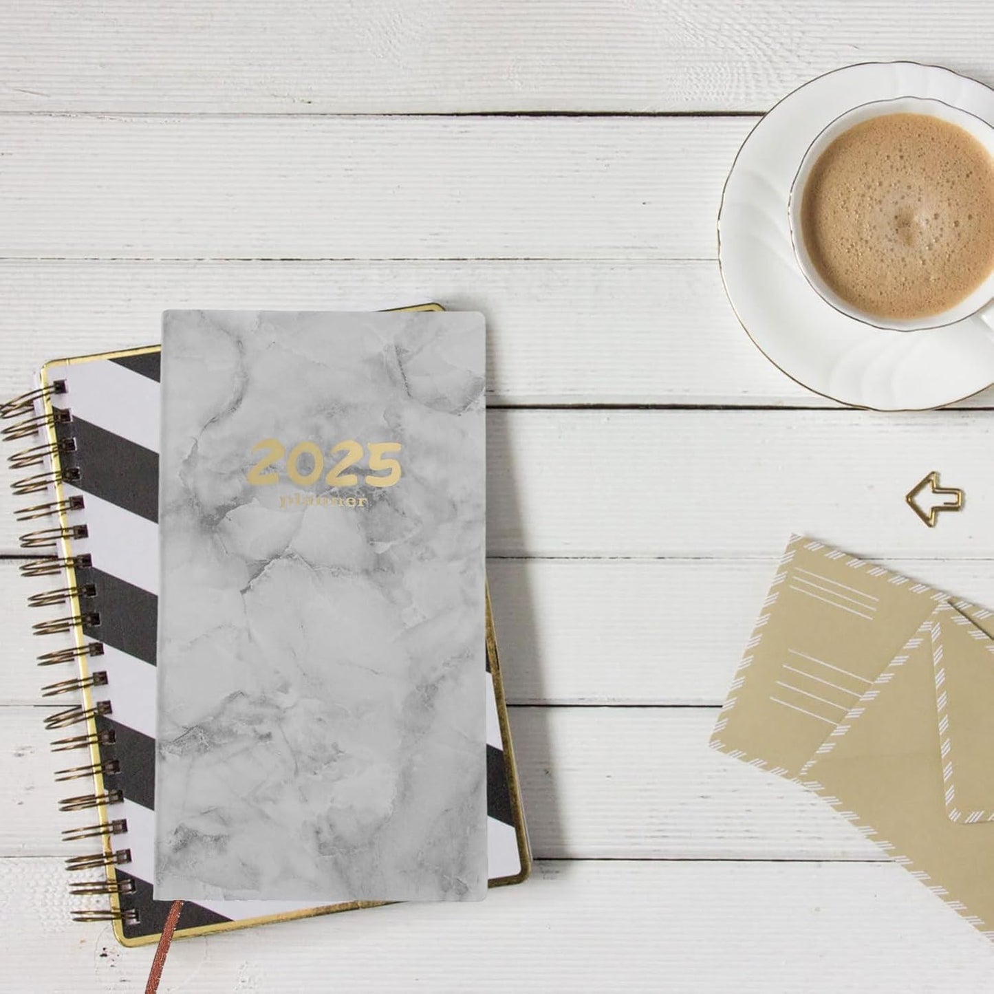 Delicate Tofficu Daily Agenda Planner & Notebook for Men/Women - Grey, Ideal for School or Office Use