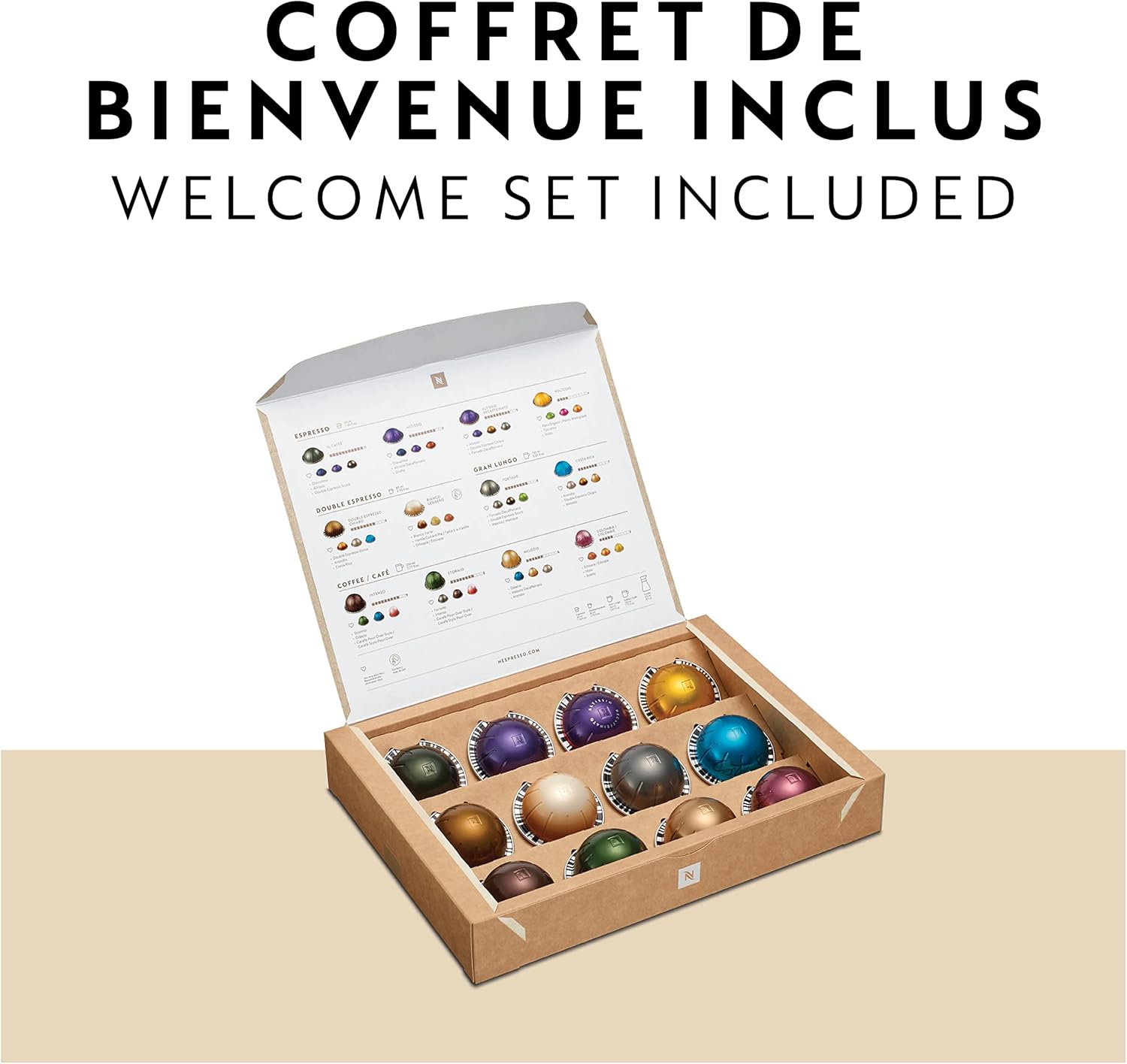 De'Longhi Nespresso Vertuo Next Coffee & Espresso Machine - Black/Rose Gold