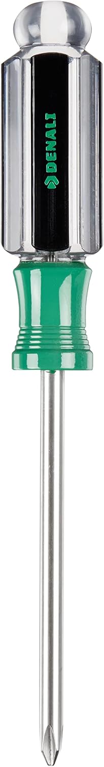 Denali 17-Piece Screwdriver Set in Silver with Slotted and Phillips Heads, Northern Glow Grey
