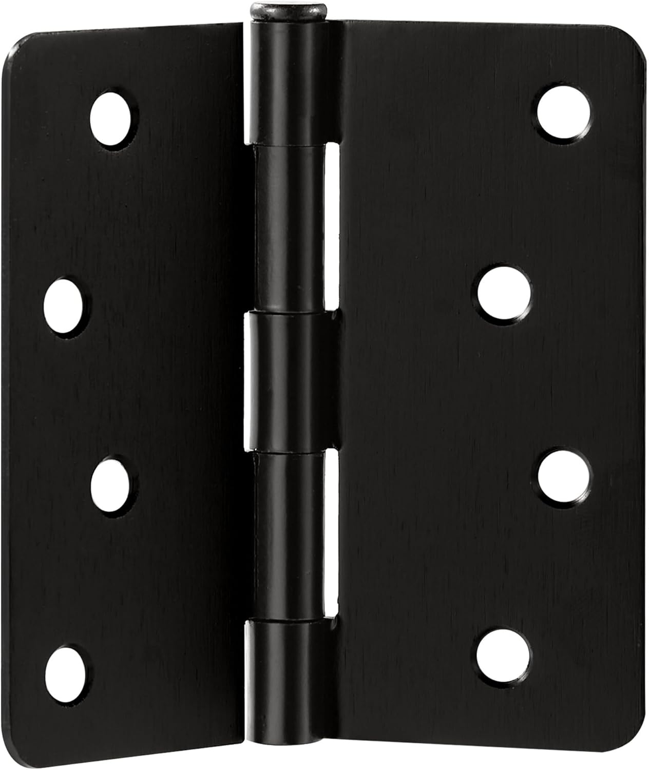 Design House 181552 Oil Rubbed Bronze Interior Door Hinges 3-Pack, 4" x 4" Steel with 1/4" Radius