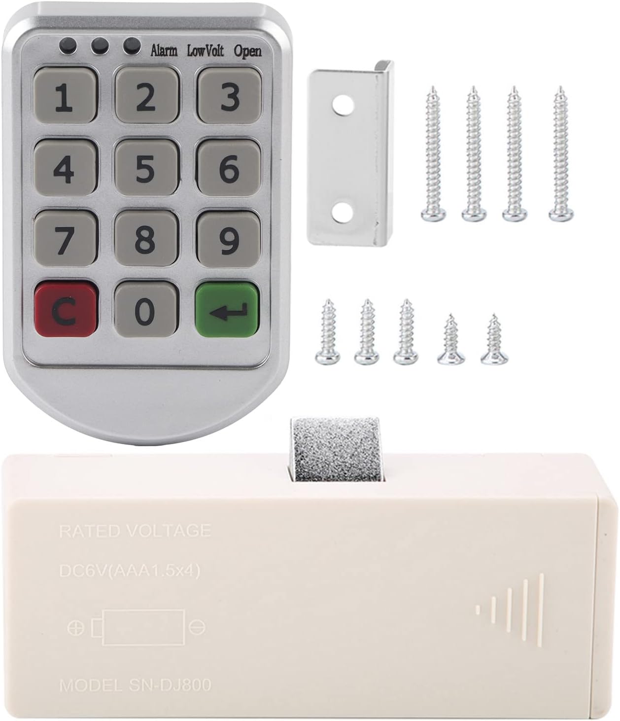 Digital Cabinet Lock with Keyless Entry for Cabinets and Drawers - Leapiture Electronic Combination Lock
