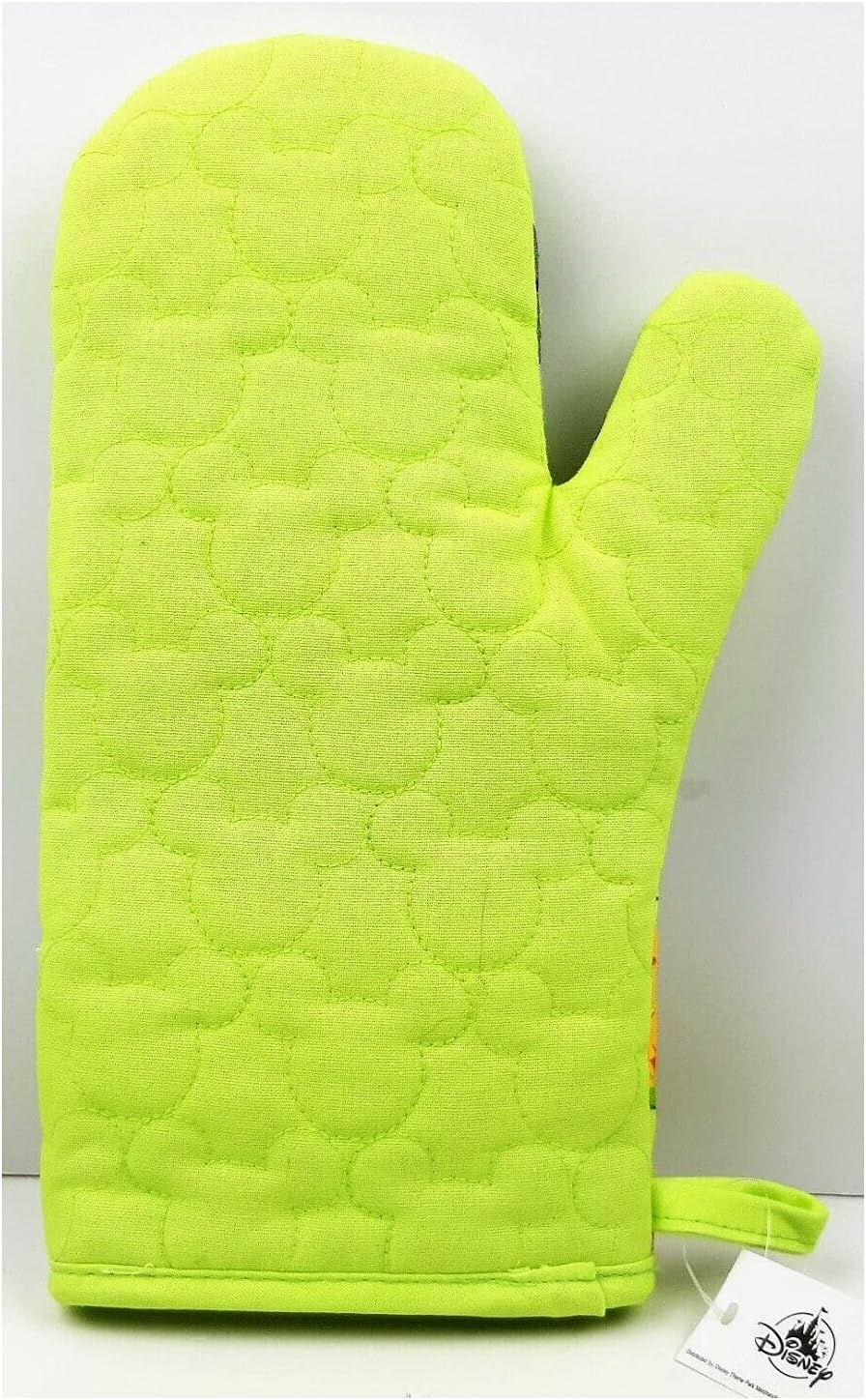 Disney World Theme Parks Attractions Map Oven Mitt - Green Color