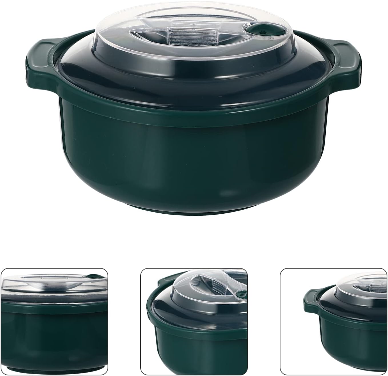 DOITOOL Microwave Steamer with Food Storage Containers for Cooking and Meal Prep