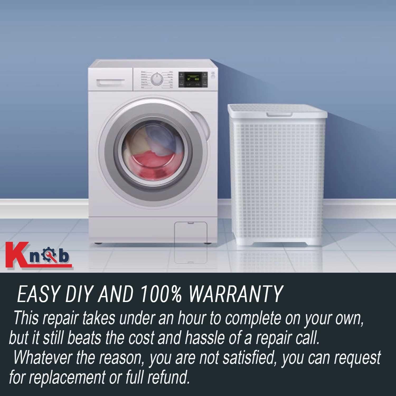 Dryer Repair Kit 4392065 with Belt, Drum Rollers, & Idler Pulley for Whirlpool, Kenmore, Roper, Inglis - Replaces 2014, 587636, 80046