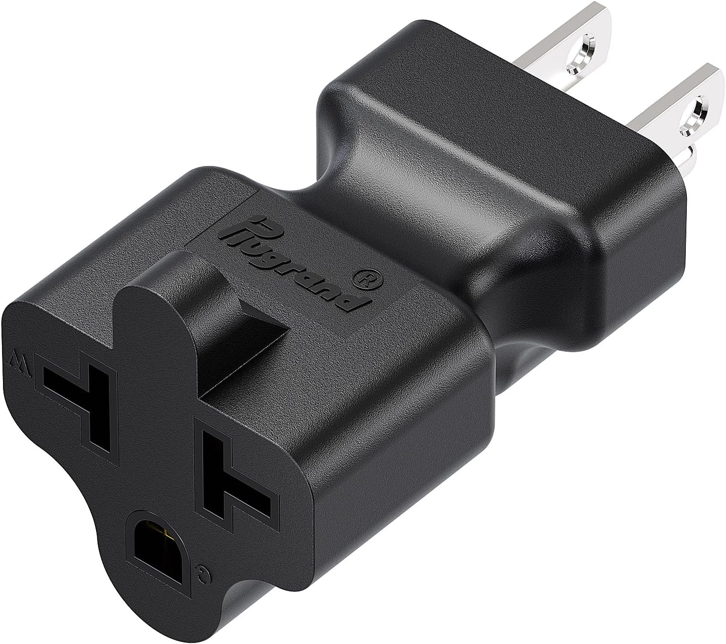 Dual Pack Plugrand 4-in-1 AC Plug Adapter: 15A to 20A, 5-15P to 5-20R, 5-15P to 6-15R, 5-15P to 6-20R - 125V to 250V Conversion