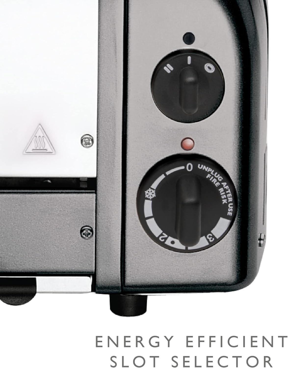 Dualit Classic 2 Slice NewGen Toaster in Stainless Steel with Replaceable ProHeat Elements, Defrost Function, Mechanical Timer, Metallic Charcoal Finish - Hand Built in the UK