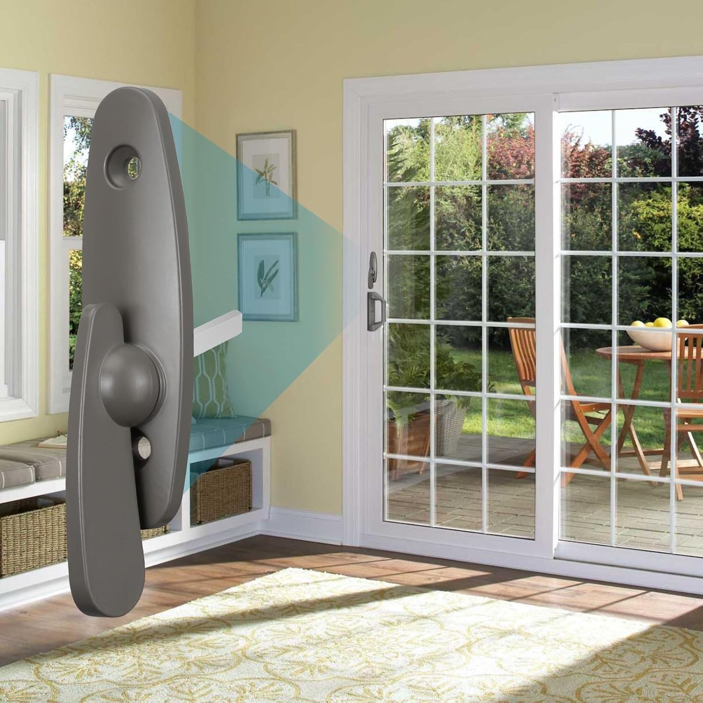 Durable 10-Year Replacement Parts for Andersen Sliding Door Lock in Stone Color