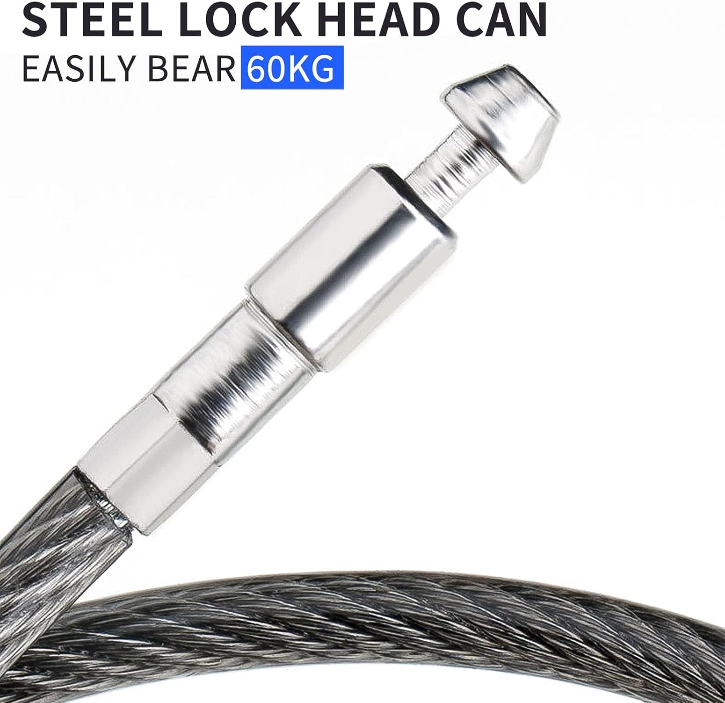 Durable Outdoor Gate Locks for Fences, Lockers, Bikes - Combination & Cable Chain Options