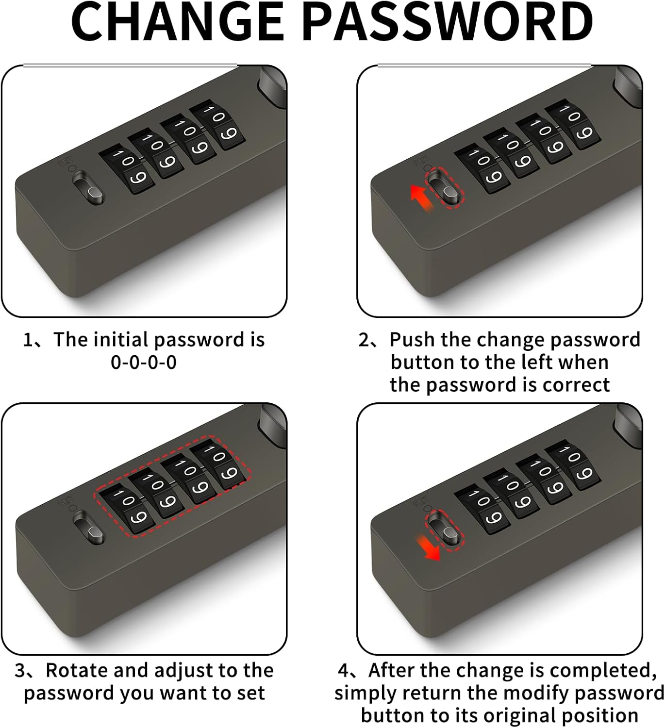 Durable Outdoor Gate Locks for Fences, Lockers, Bikes - Combination & Cable Chain Options