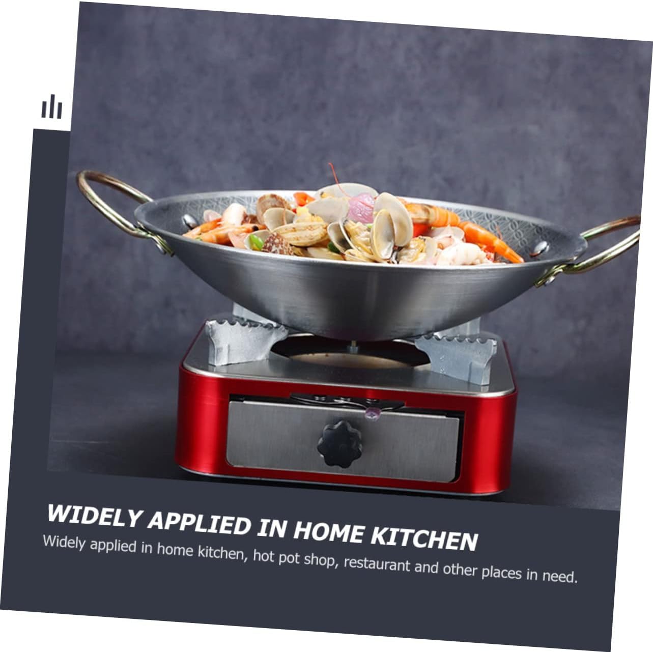 Durable Reusable Hot Pot for Home Kitchen Cooking, Wear-Resistant Fry Pan