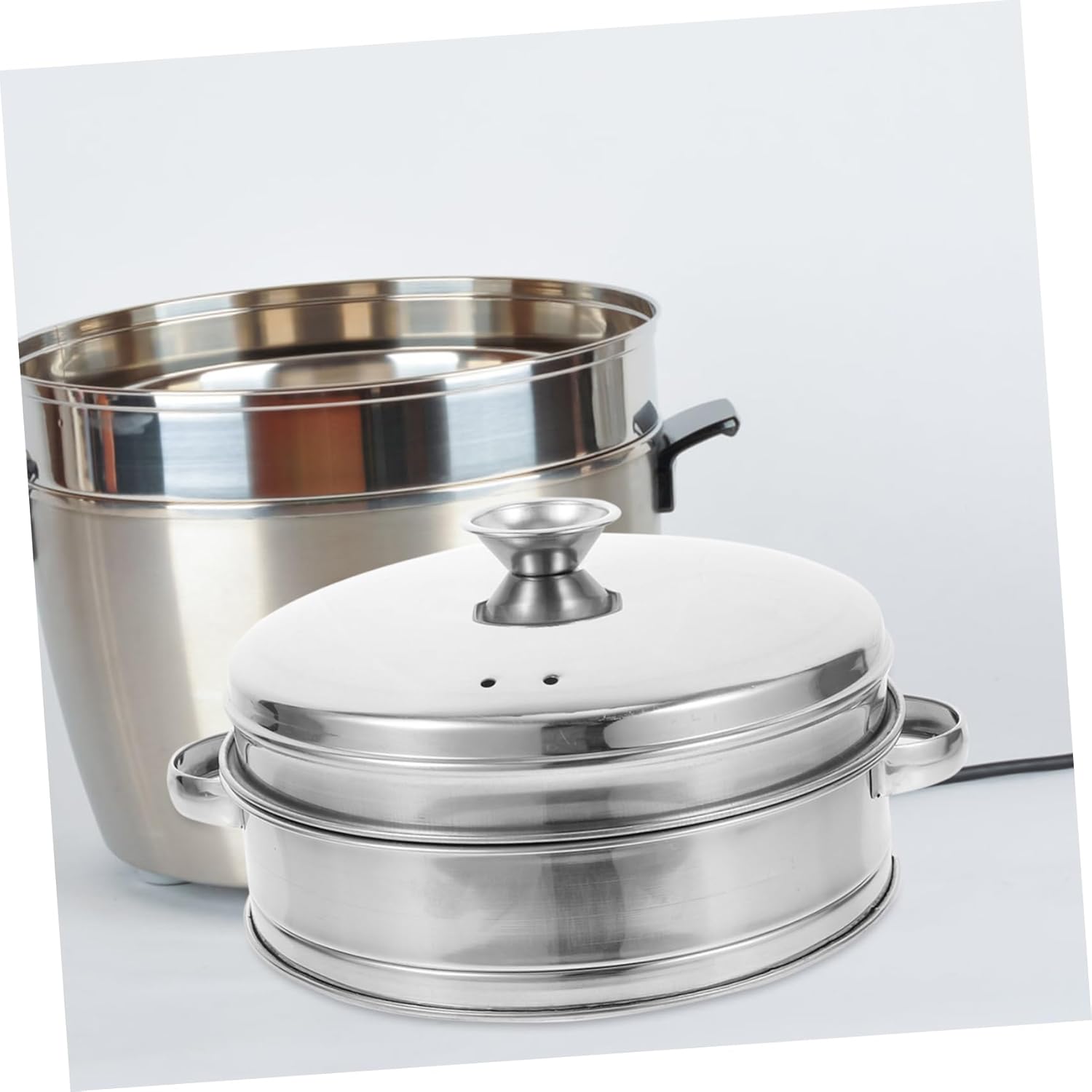 Durable Steaming Basket with Handles for Pot - High-Temperature Resistance - Easy to Clean - Vegetable Steamer