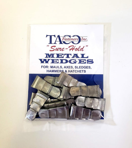 Durable Steel Handle Wedges for Firm Grip - Pack of 15