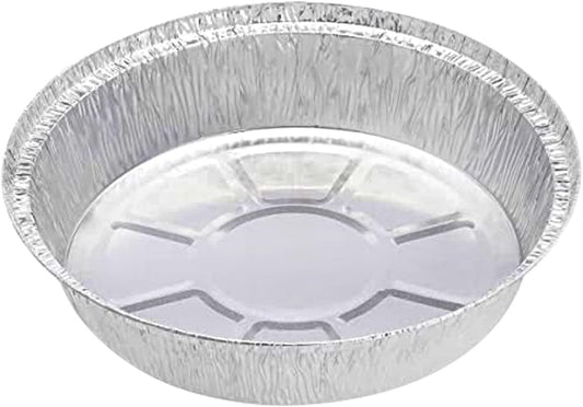 D&W Fine Pack PerformancePak Hemmed Edge Aluminum Pan Silver 46.2 oz 8.94" Diameter x 1.66" Depth 500/Case