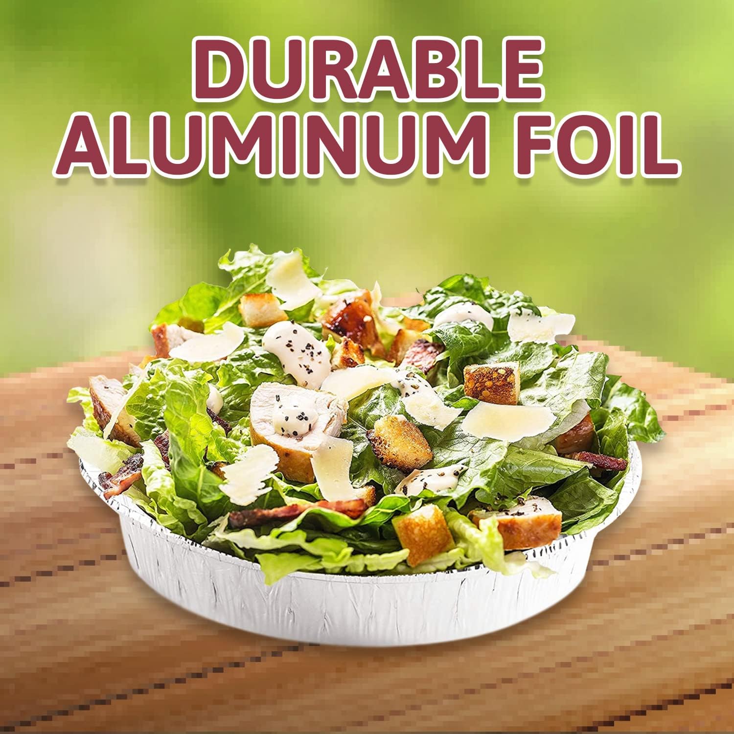 D&W Fine Pack PerformancePak Hemmed Edge Aluminum Pan Silver 46.2 oz 8.94" Diameter x 1.66" Depth 500/Case