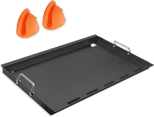 Dyna Glo Grill Parts DGF493BNP DGH474CRP Griddle Inserts - Carbon Steel Flat Top Griddle for DGB494SPB DGB495SDP-D DGB495SPD