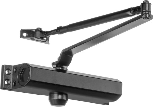Dynasty Hardware Commercial Grade Size 4 Spring Door Closer, Hydraulic Automatic Series 4000 - Duronotic/Brown