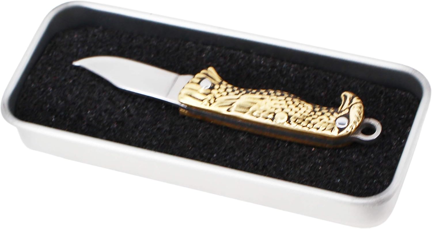 Eastern Delights EDC Mini Multifunction Pocket Knife with Eagle Handle - Ultra Small Cutting Tool