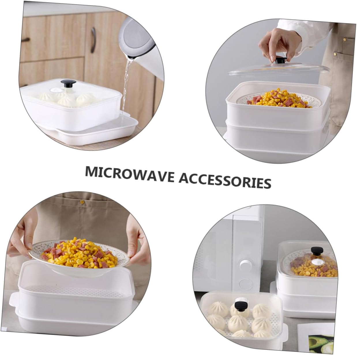 Easy-to-Clean Heating Steamer for Quick & Healthy Cooking with Simple Structure by BRIGHTFUFU