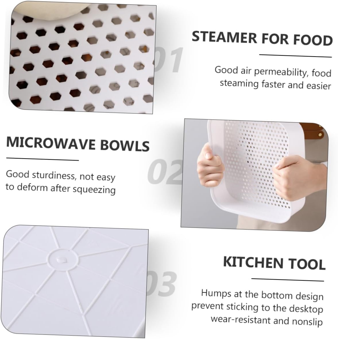 Easy-to-Clean Heating Steamer for Quick & Healthy Cooking with Simple Structure by BRIGHTFUFU